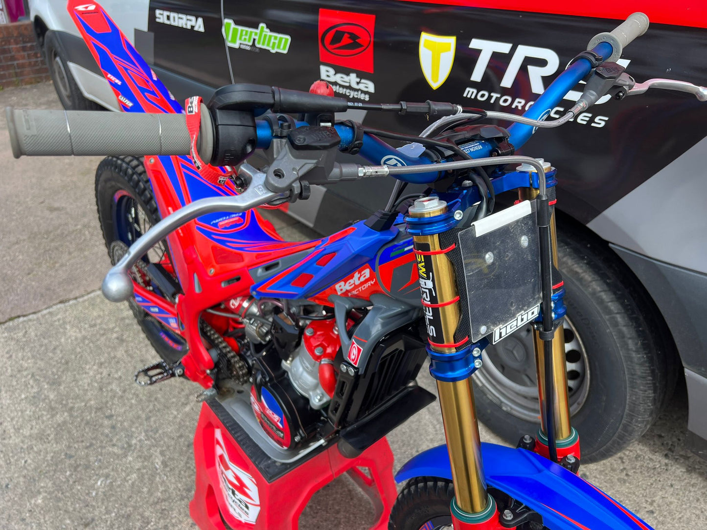 2025 Beta EVO Factory 2T 250cc Trials Bike