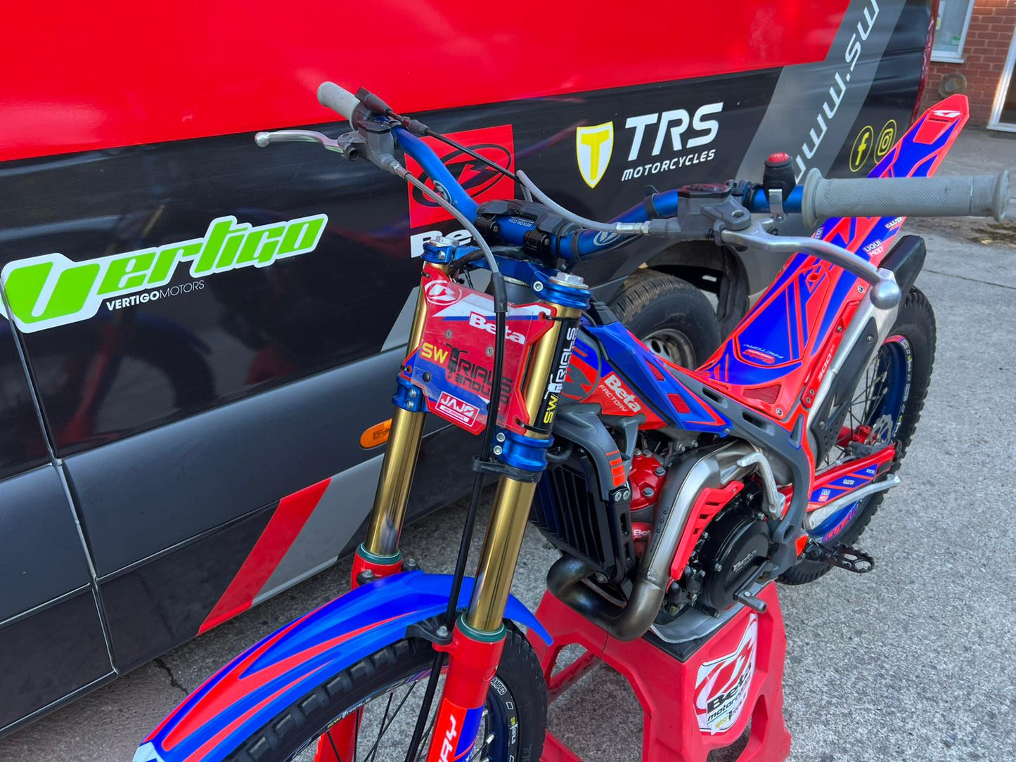 2025 Beta EVO Factory 2T 300cc Trials Bike