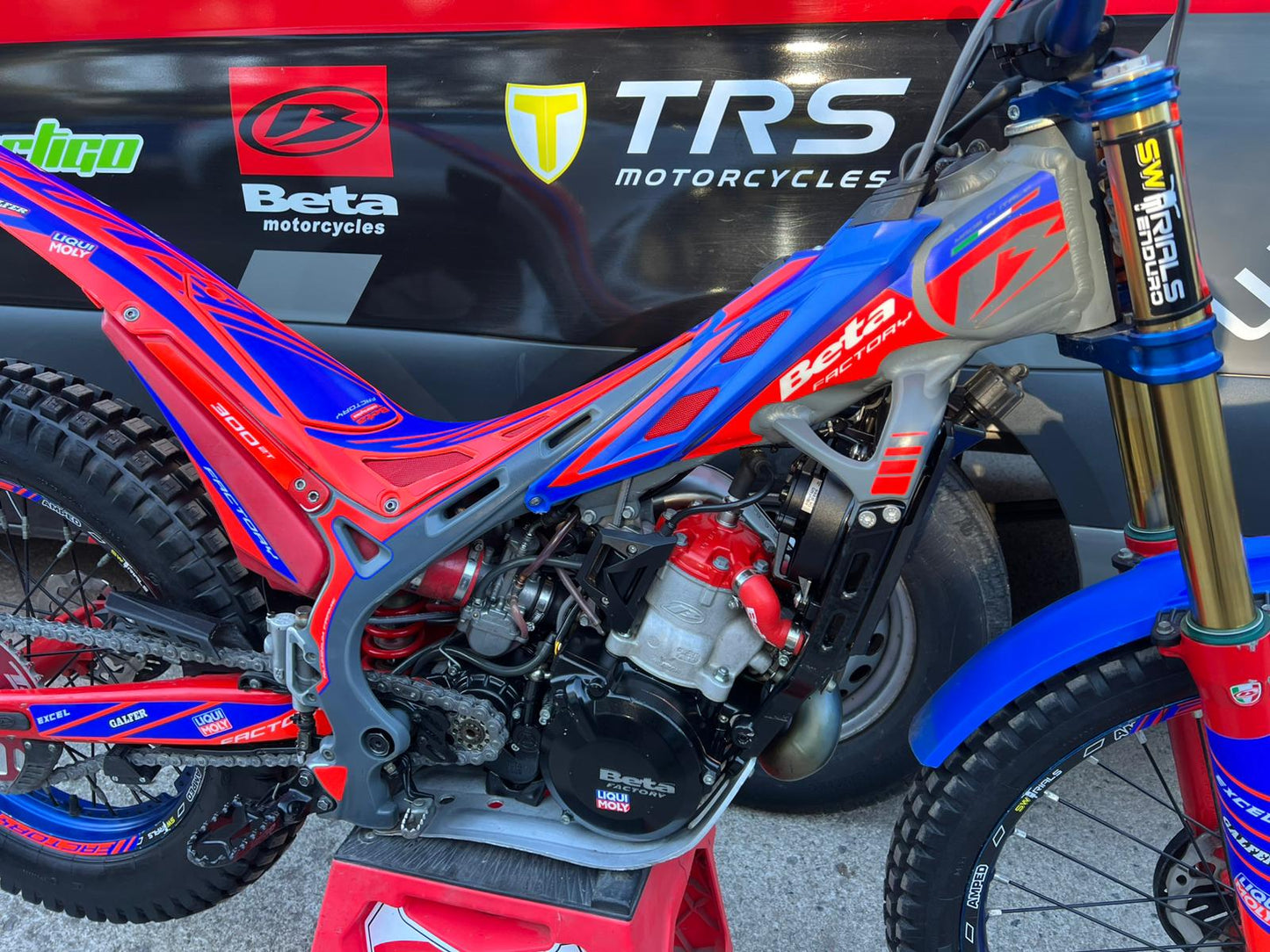 2025 Beta EVO Factory 2T 300cc Trials Bike