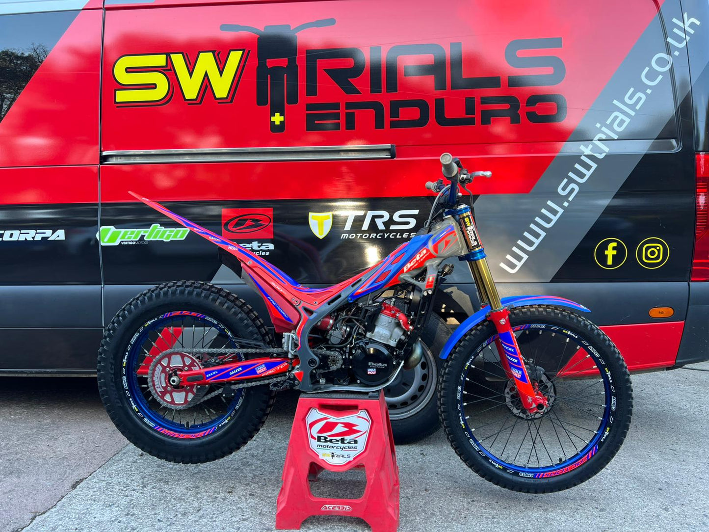 2025 Beta EVO Factory 2T 300cc Trials Bike