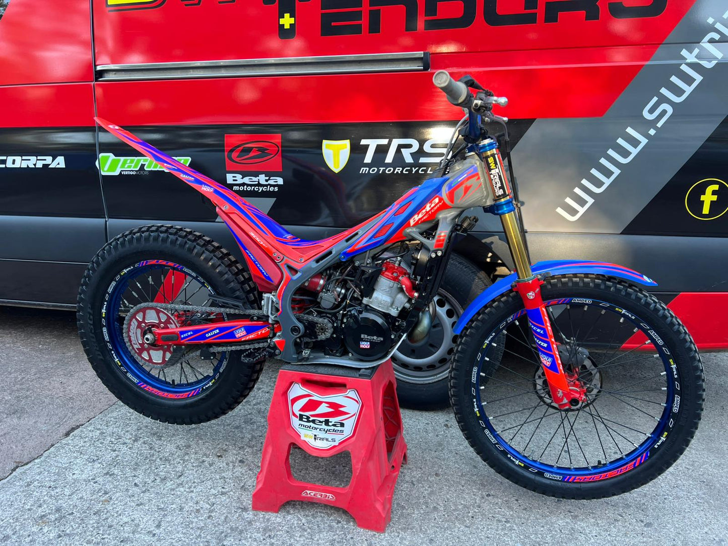 2025 Beta EVO Factory 2T 300cc Trials Bike