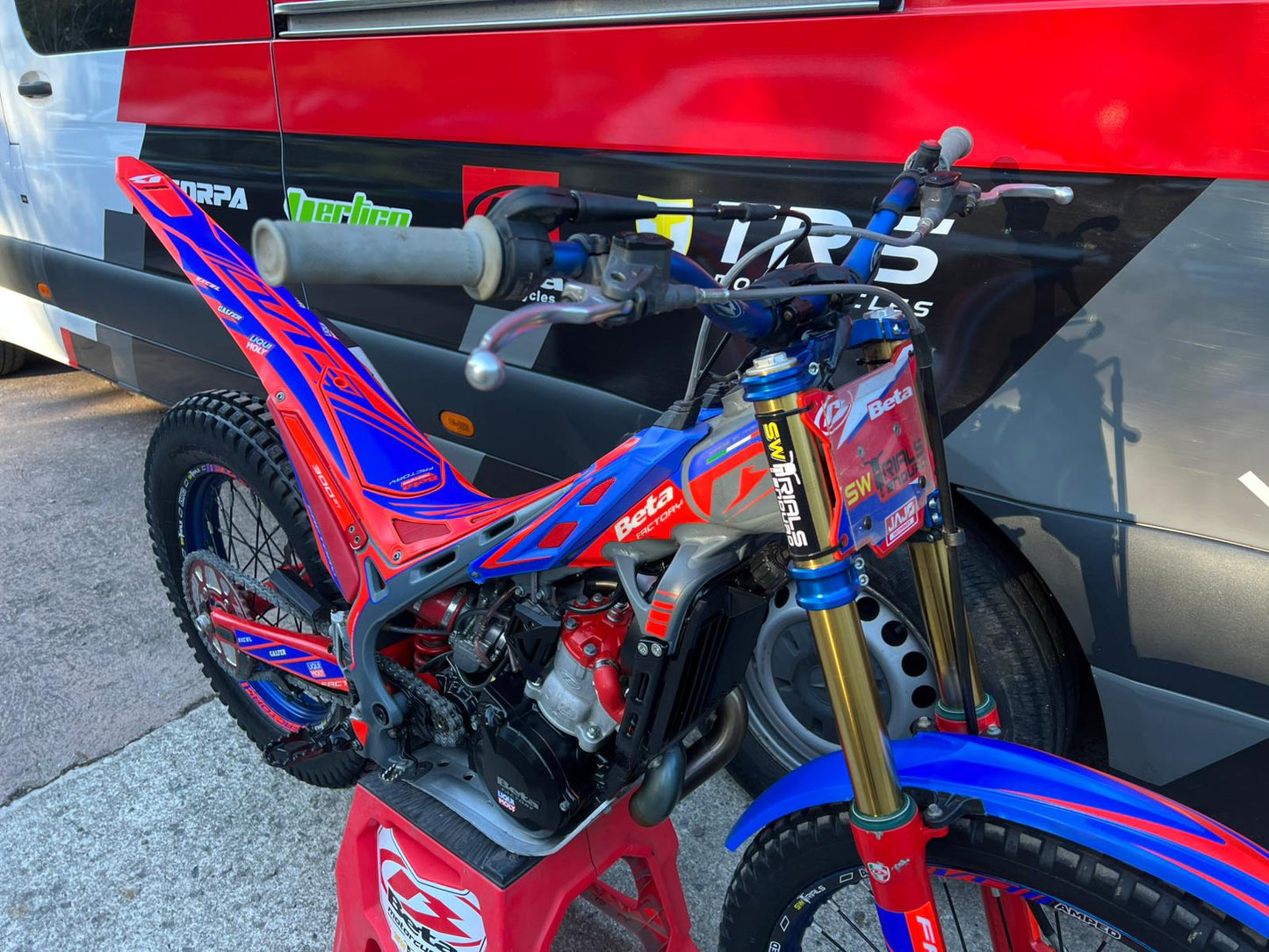 2025 Beta EVO Factory 2T 300cc Trials Bike