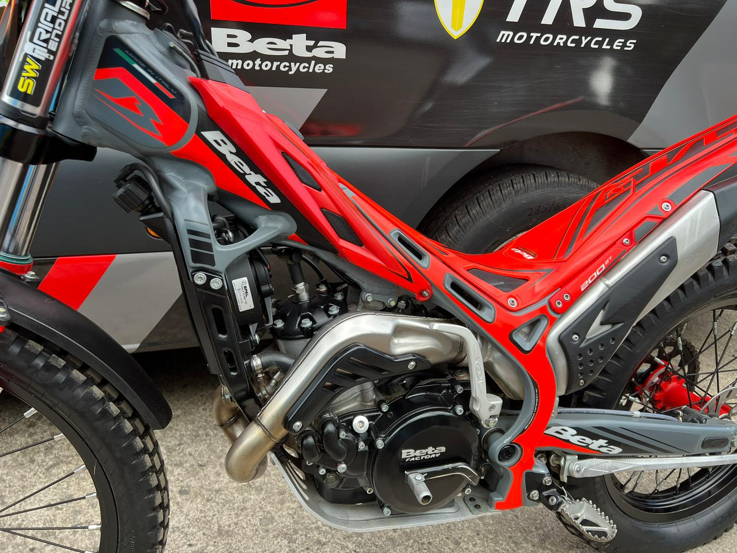 2025 Beta EVO 2T 200cc Trials Bike