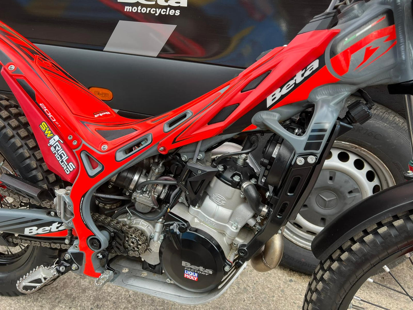 2025 Beta EVO 2T 200cc Trials Bike