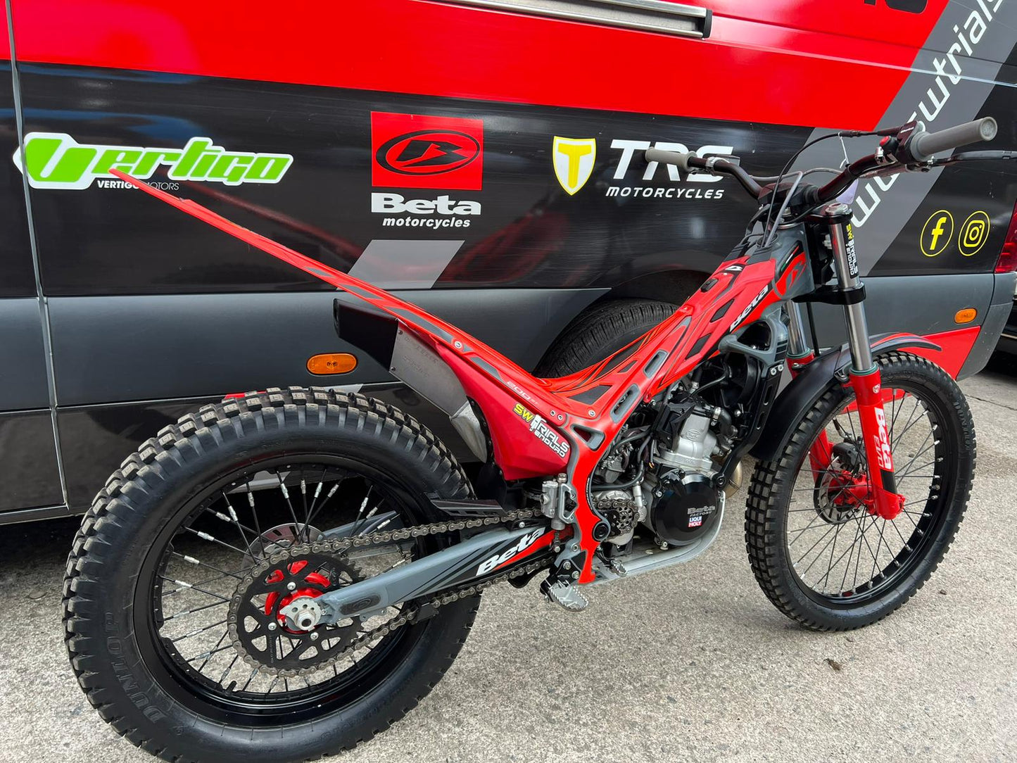 2025 Beta EVO 2T 200cc Trials Bike