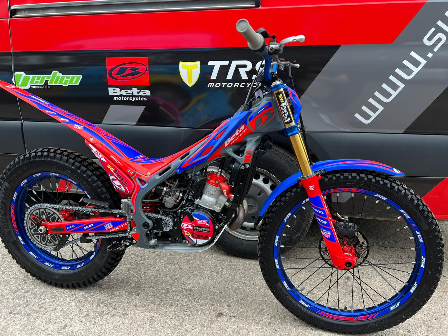 2025 Beta EVO Factory 2T 250cc Trials Bike