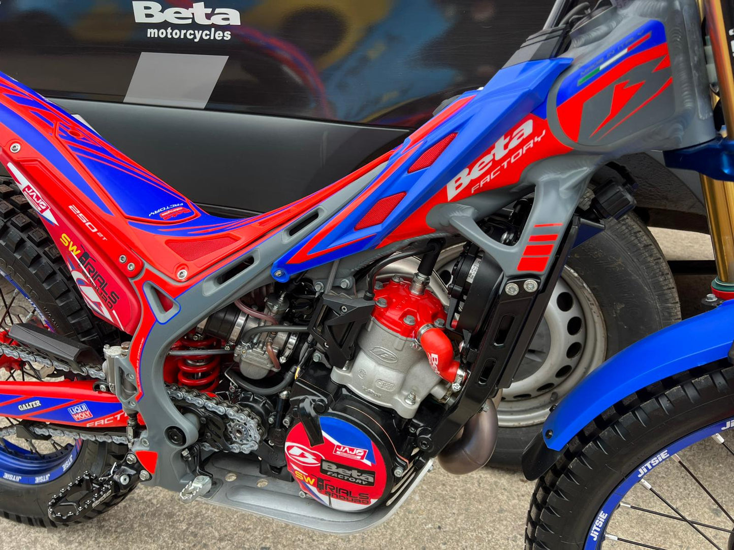 2025 Beta EVO Factory 2T 250cc Trials Bike