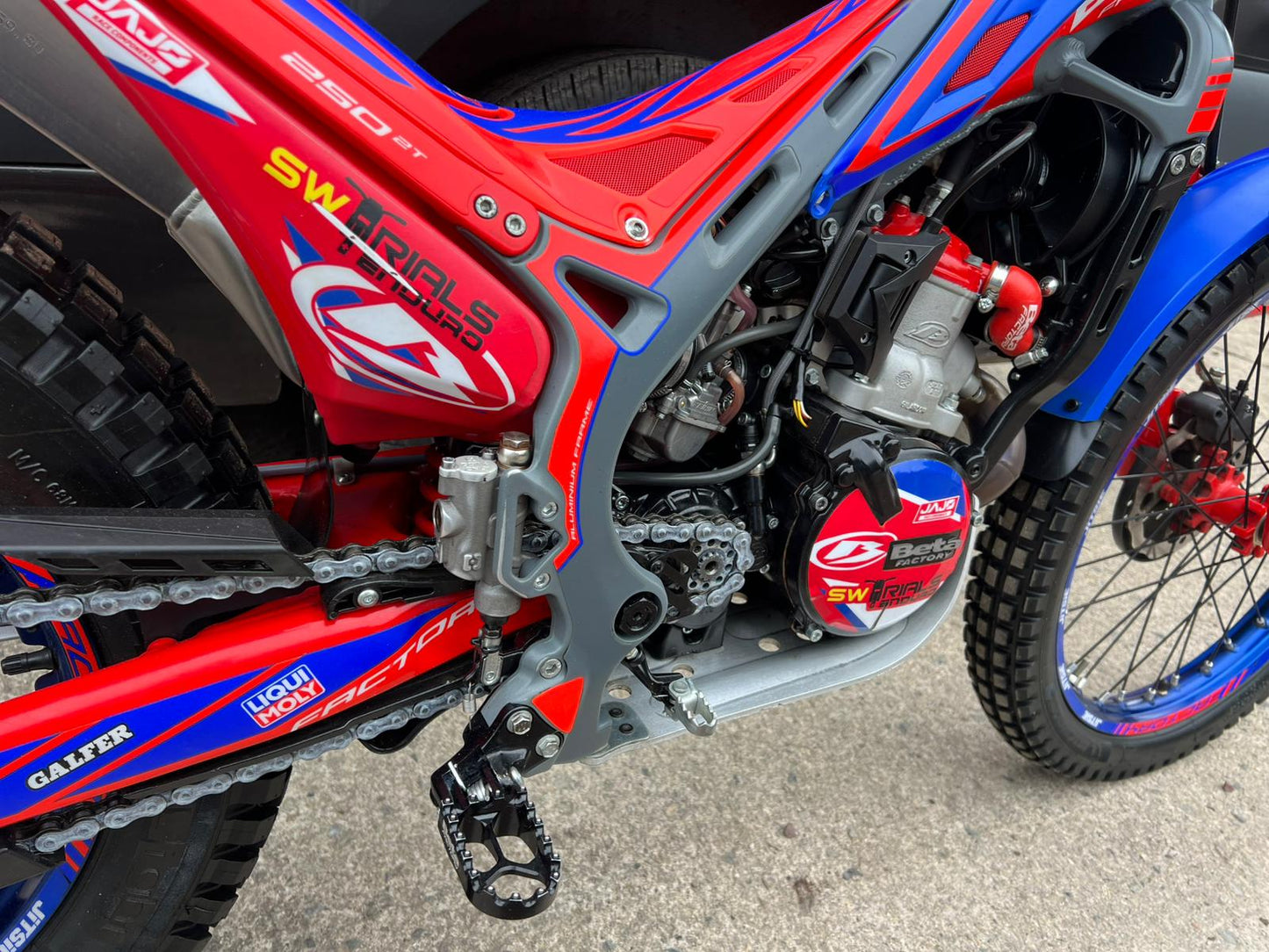 2025 Beta EVO Factory 2T 250cc Trials Bike