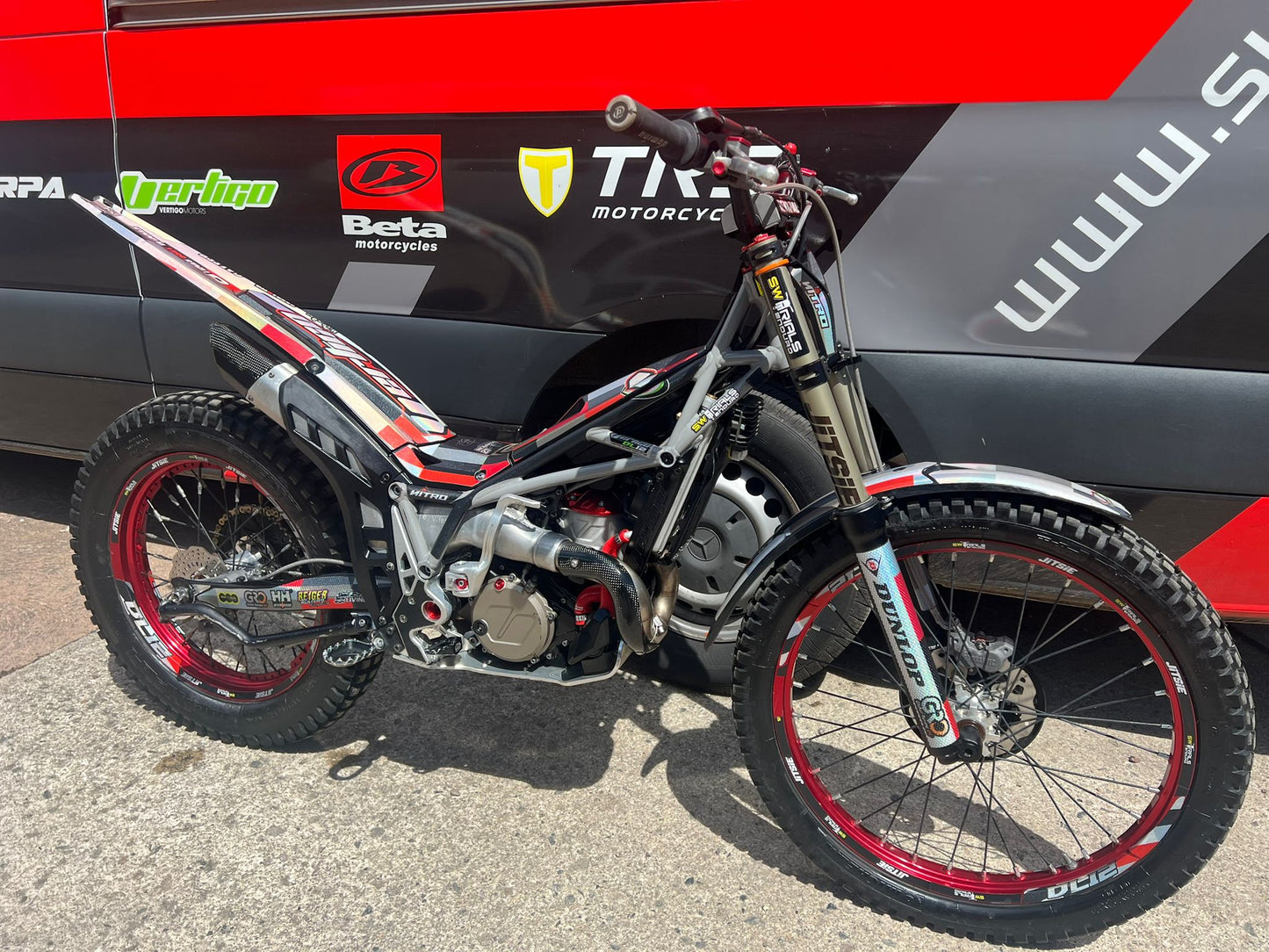 2024 Vertigo Nitro DL RS 250cc Trials Bike