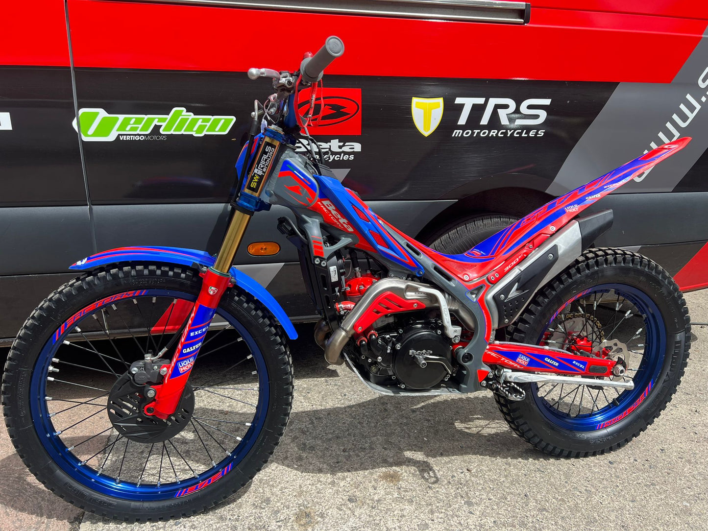 2025 Beta EVO Factory 2T 300cc Trials Bike