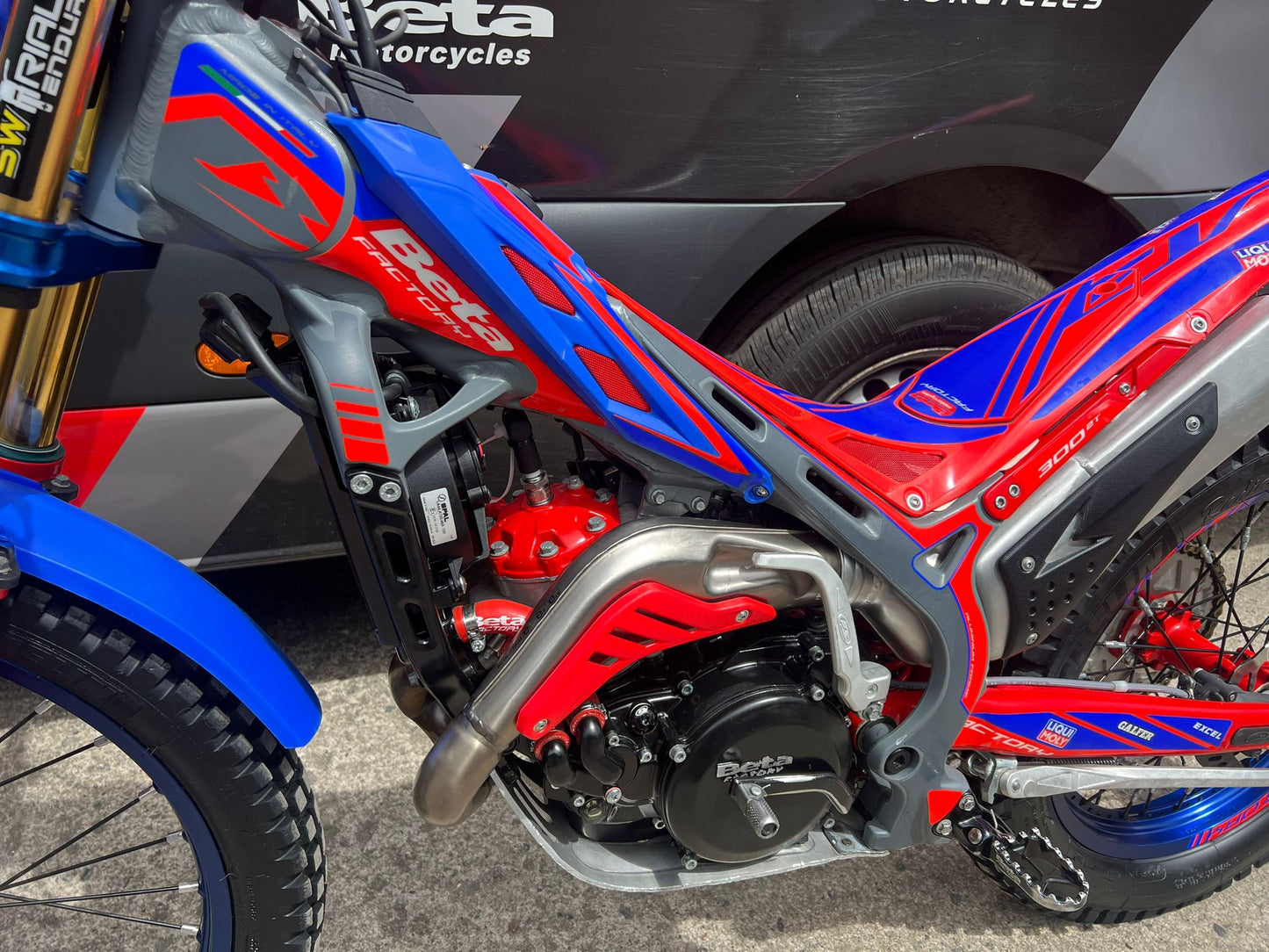 2025 Beta EVO Factory 2T 300cc Trials Bike