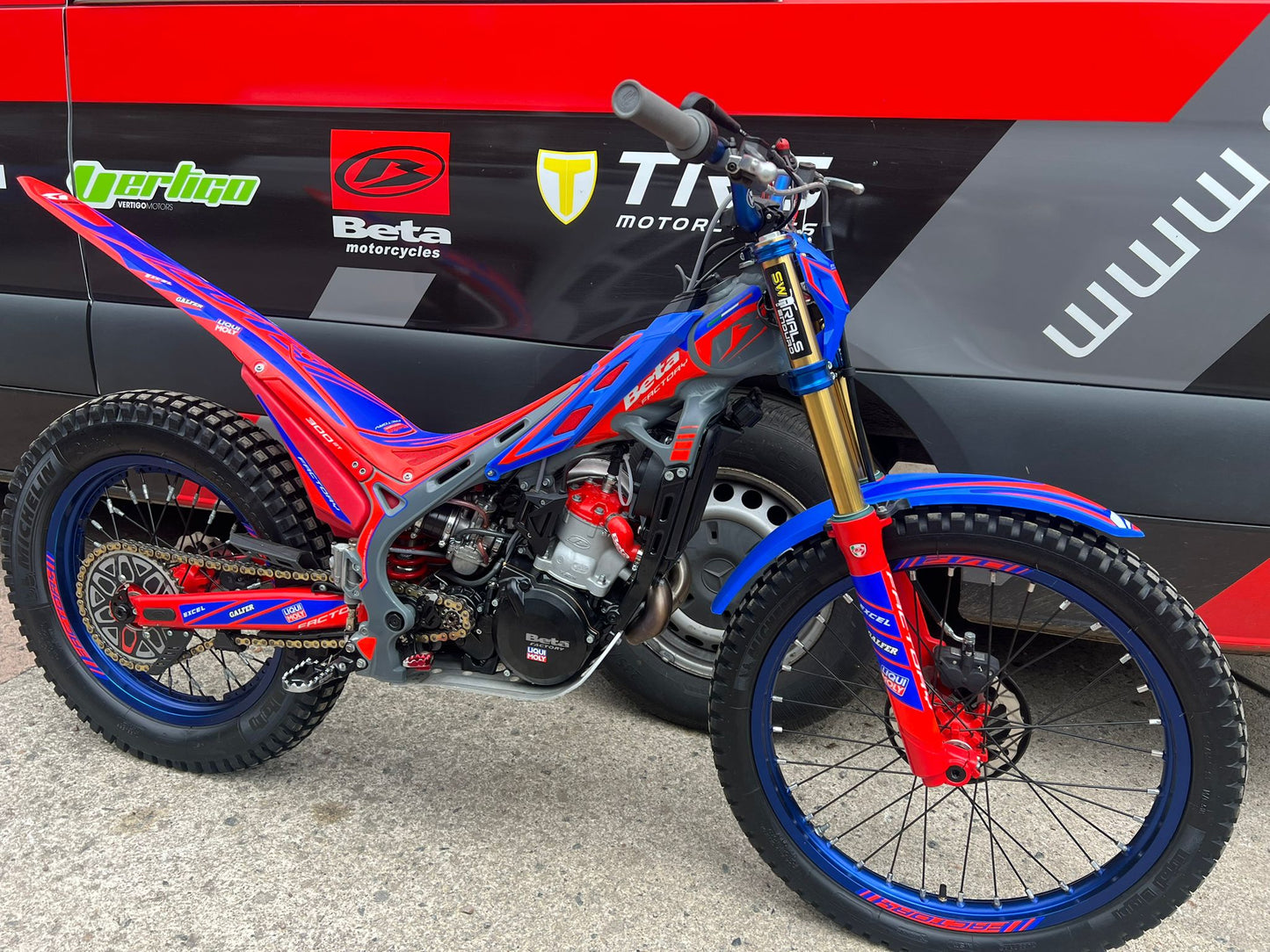 2025 Beta EVO Factory 2T 300cc Trials Bike