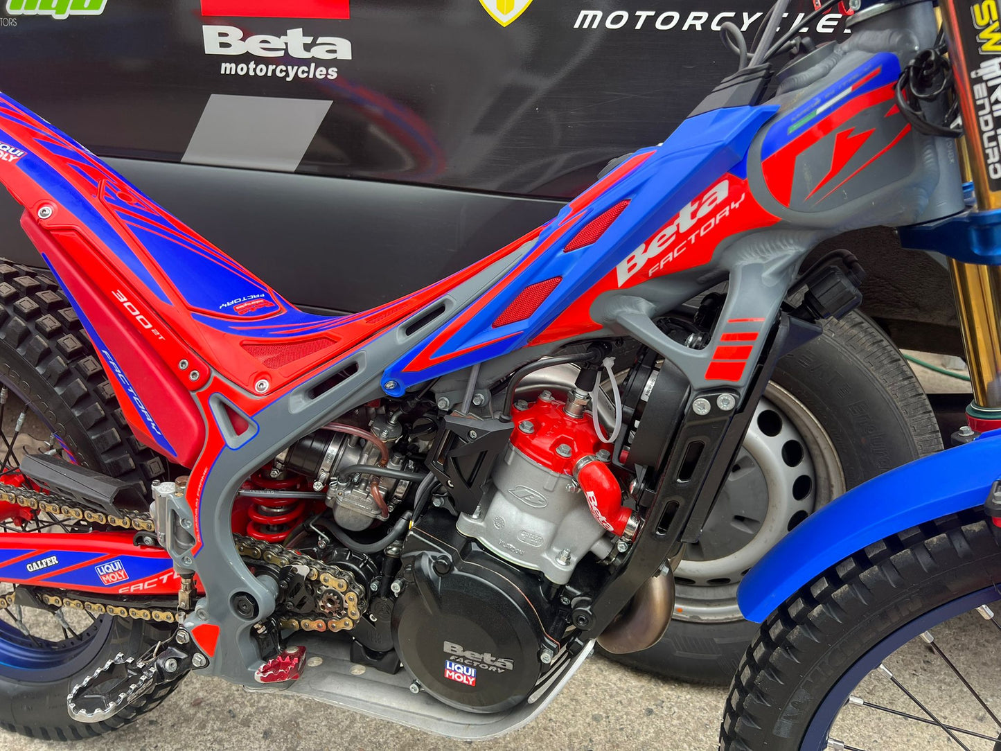 2025 Beta EVO Factory 2T 300cc Trials Bike