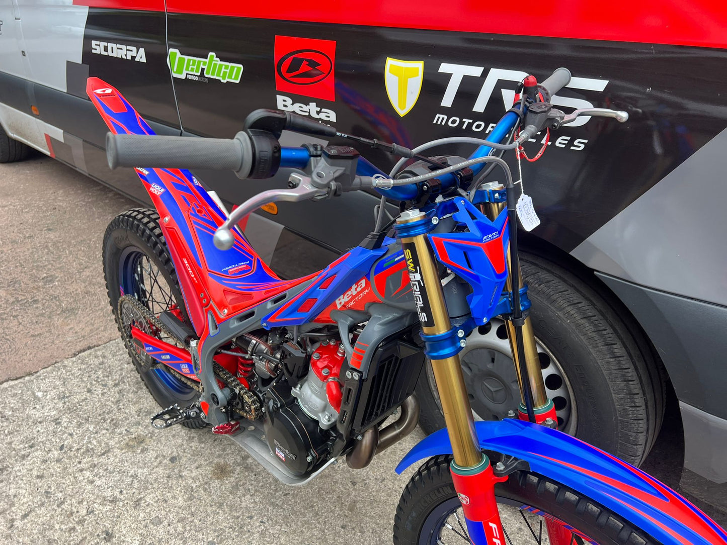 2025 Beta EVO Factory 2T 300cc Trials Bike