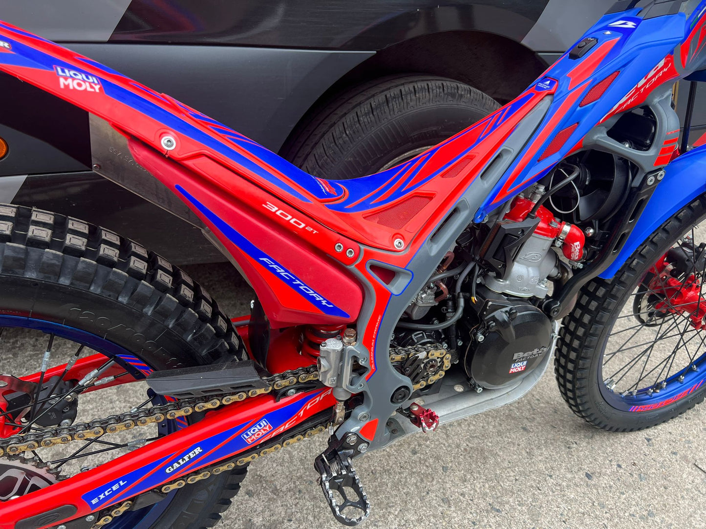 2025 Beta EVO Factory 2T 300cc Trials Bike