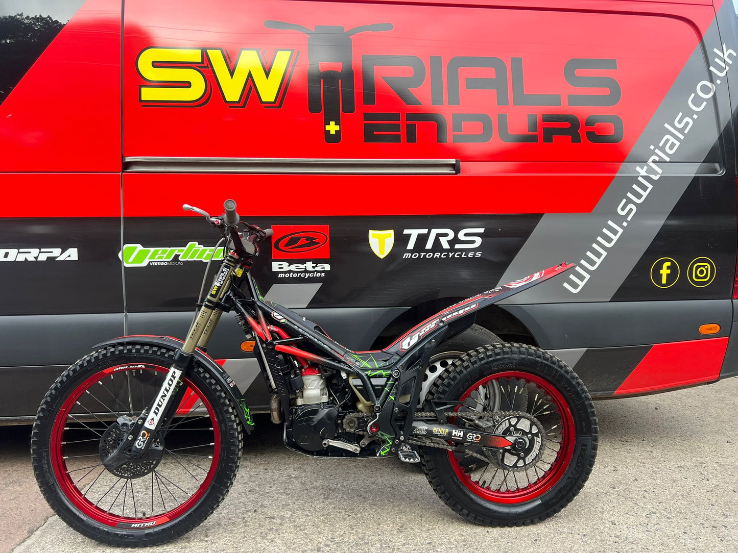 2022 Vertigo JB-R Jaime Busto Replica 250cc Trials Bike