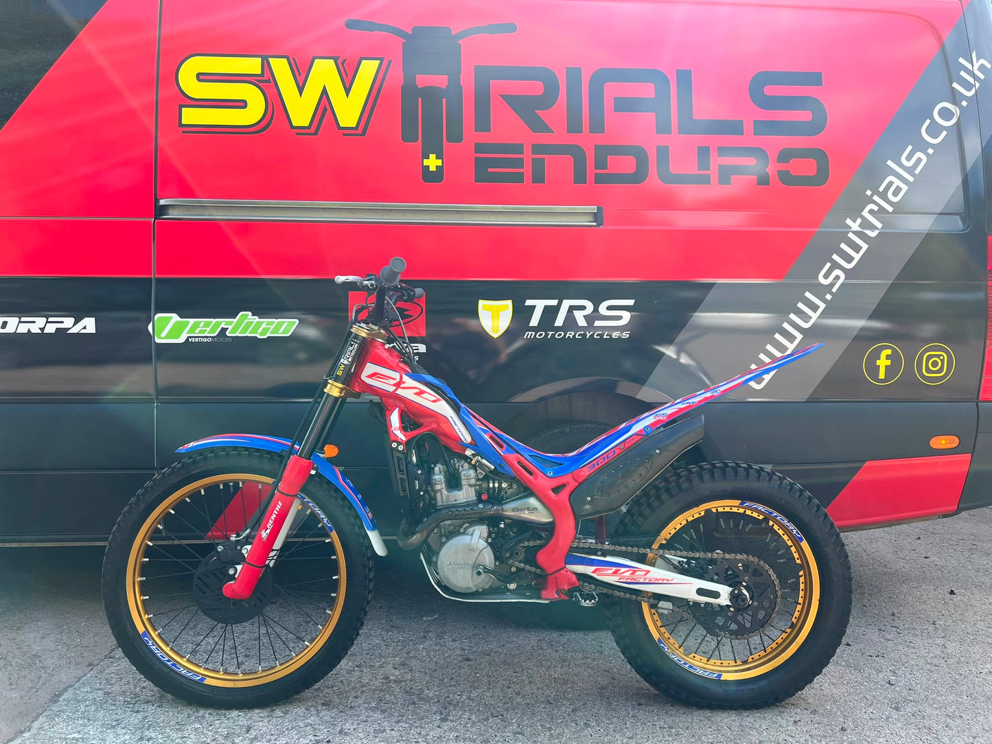 2022 Beta EVO Factory 4T 300cc Trials Bike