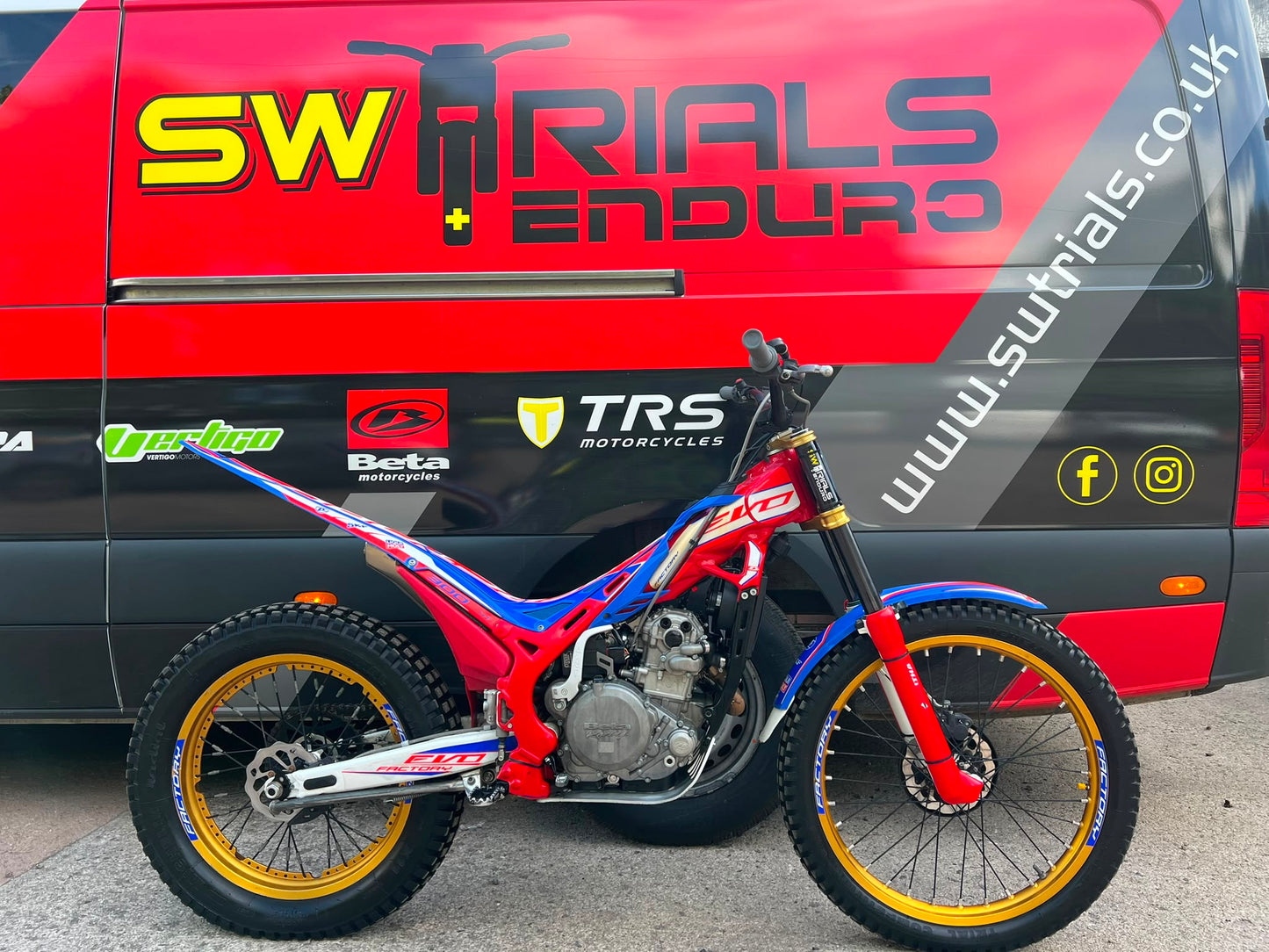 2022 Beta EVO Factory 4T 300cc Trials Bike