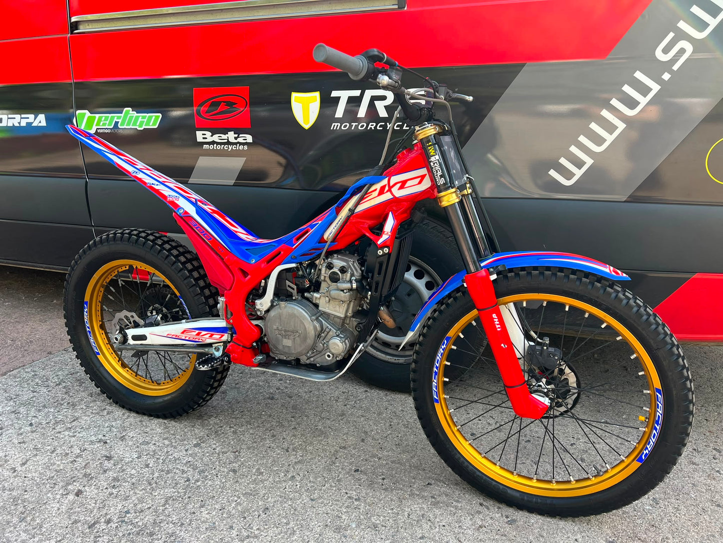 2022 Beta EVO Factory 4T 300cc Trials Bike