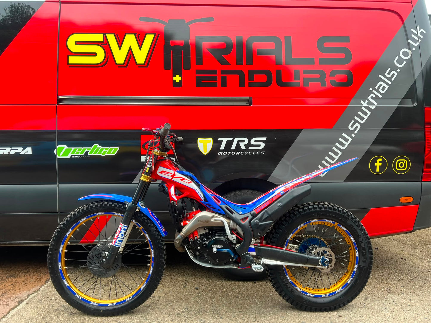 2022 Beta EVO Factory 2T 250cc Trials Bike