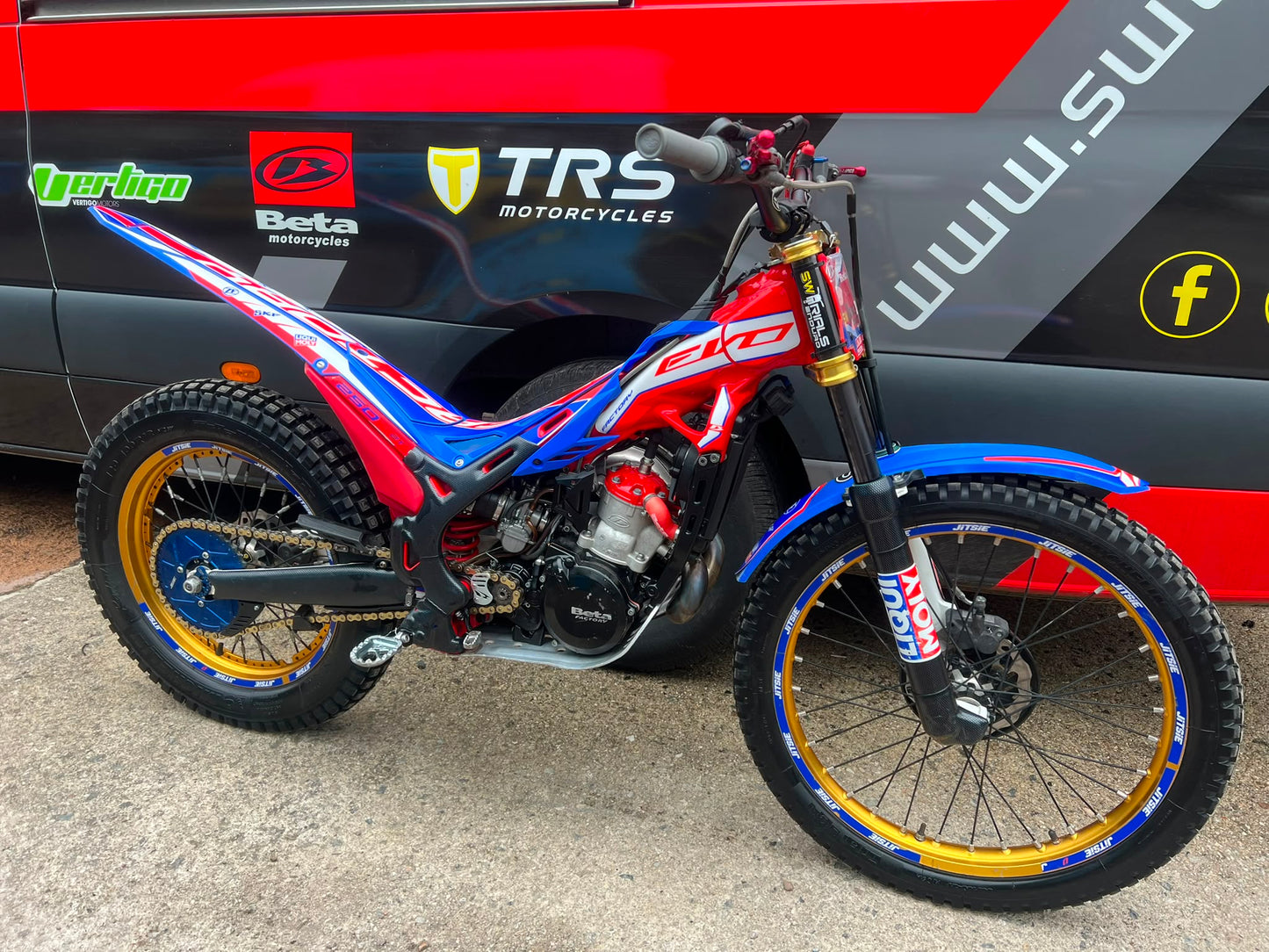 2022 Beta EVO Factory 2T 250cc Trials Bike