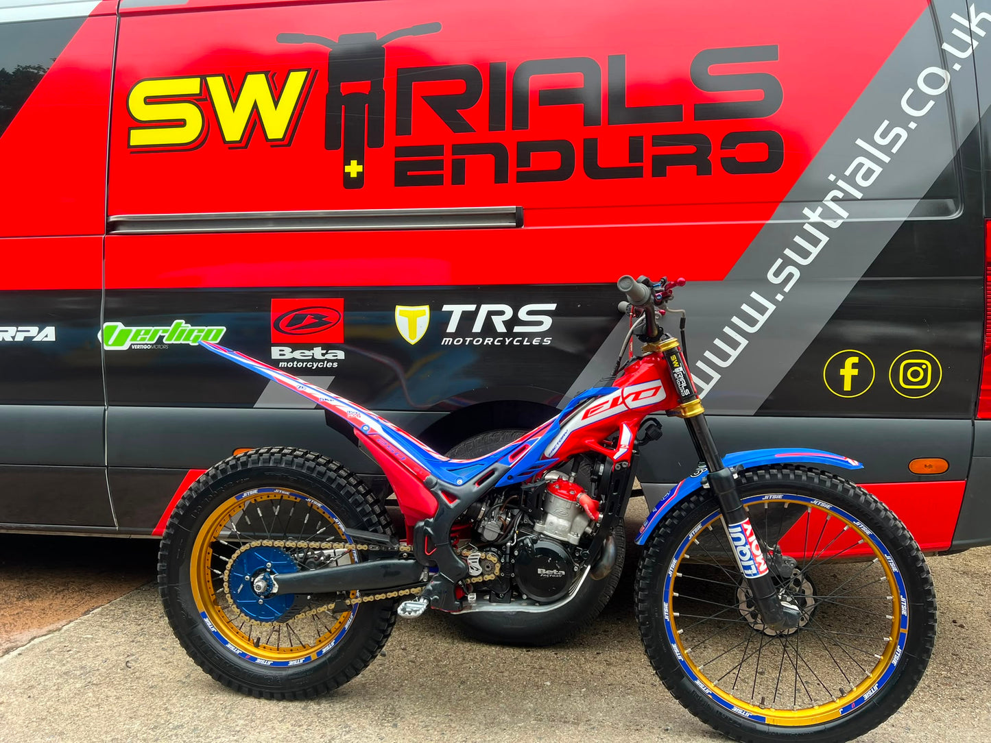 2022 Beta EVO Factory 2T 250cc Trials Bike