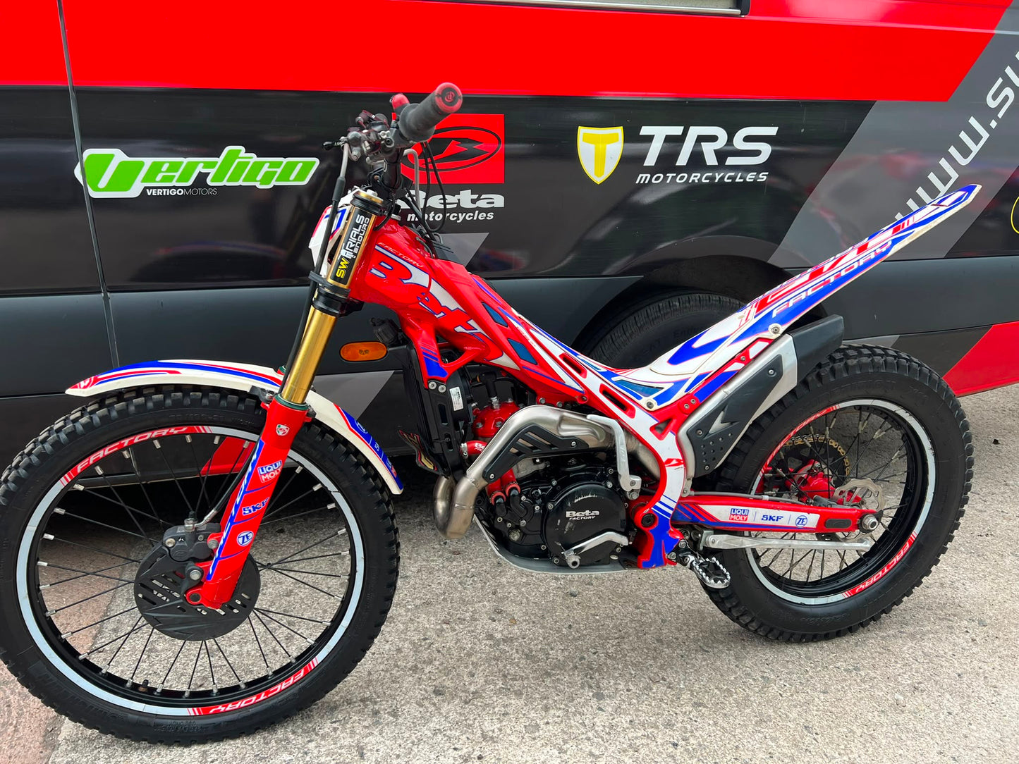 2023 Beta EVO Factory 2T 125cc Trials Bike