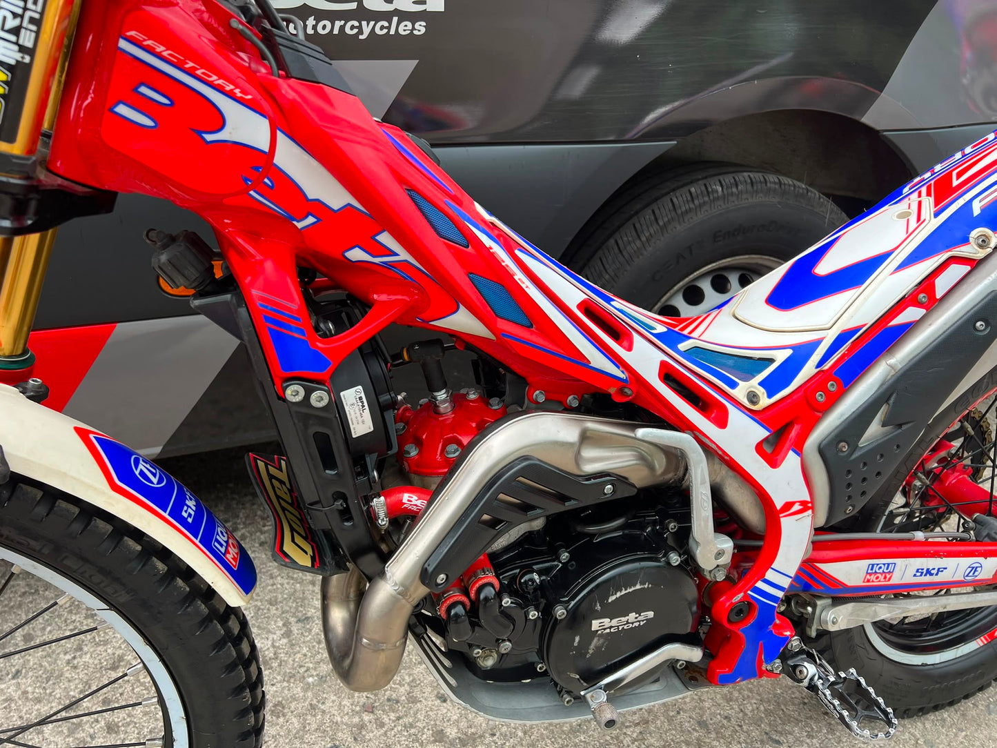 2023 Beta EVO Factory 2T 125cc Trials Bike