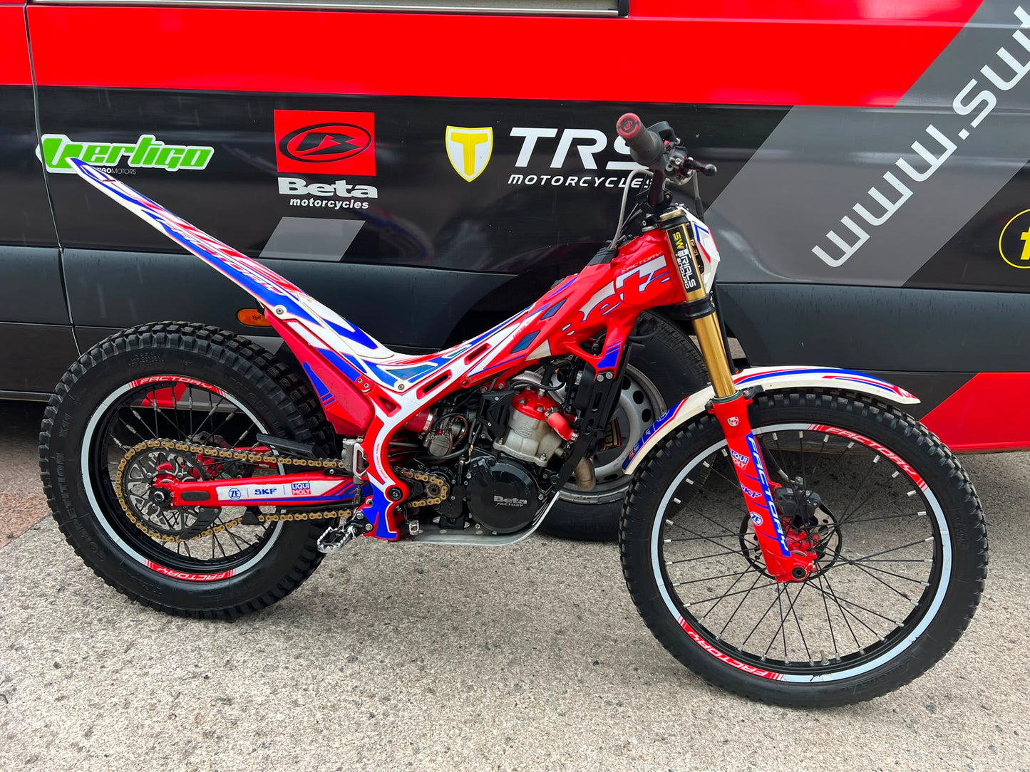 2023 Beta EVO Factory 2T 125cc Trials Bike