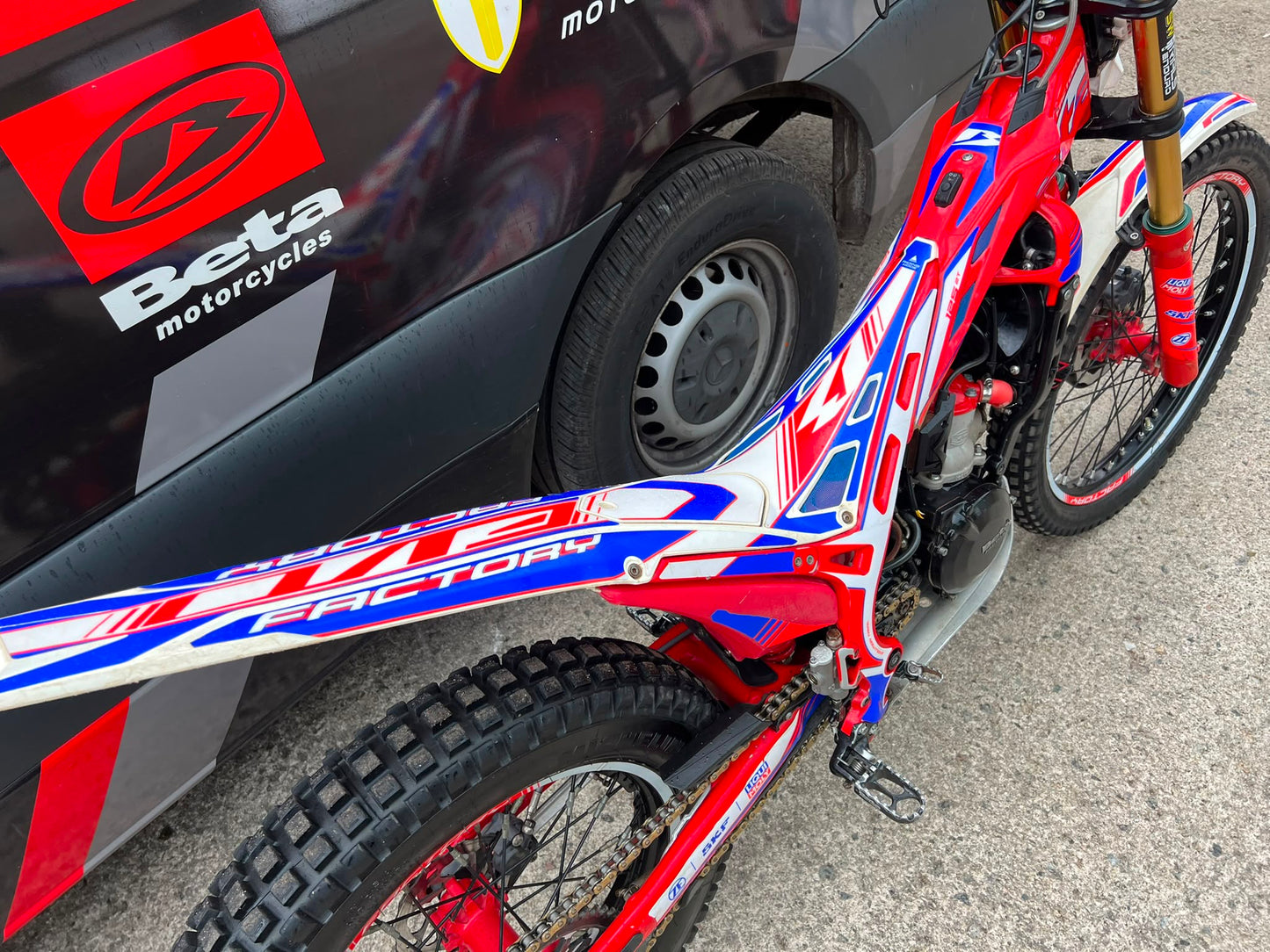 2023 Beta EVO Factory 2T 125cc Trials Bike
