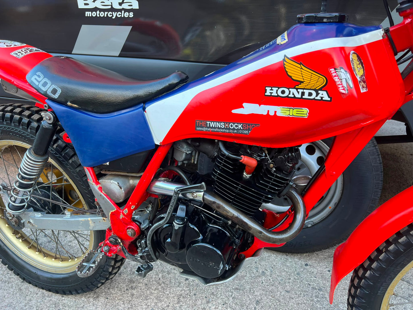 Honda TLR Twinshock 200cc Classic Trials Bike