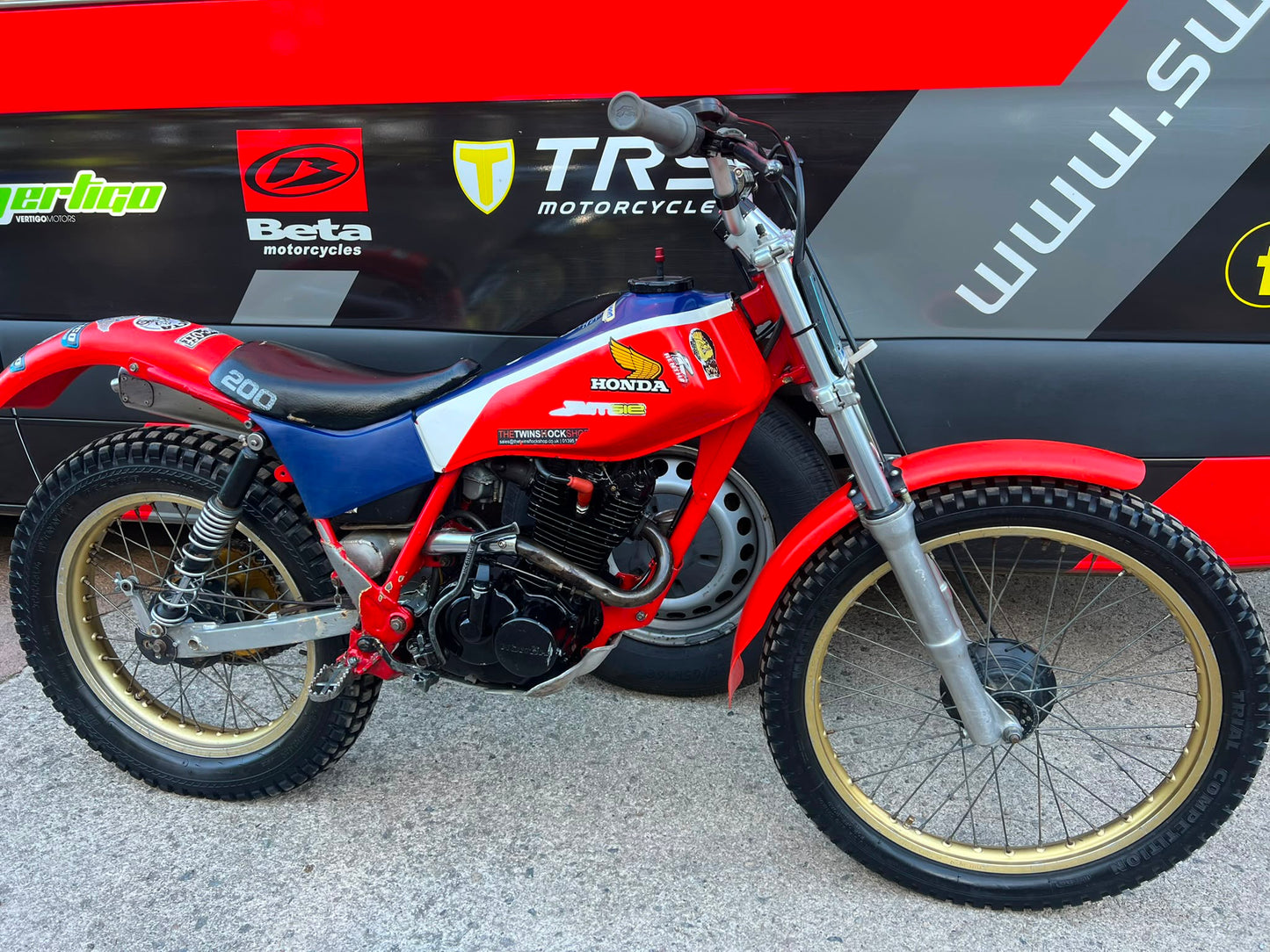 Honda TLR Twinshock 200cc Classic Trials Bike