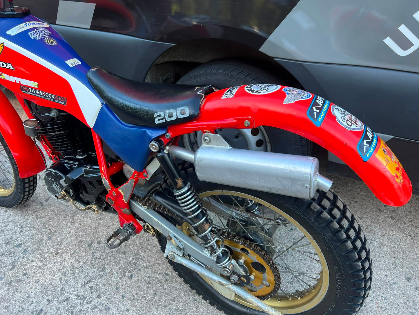 Honda TLR Twinshock 200cc Classic Trials Bike
