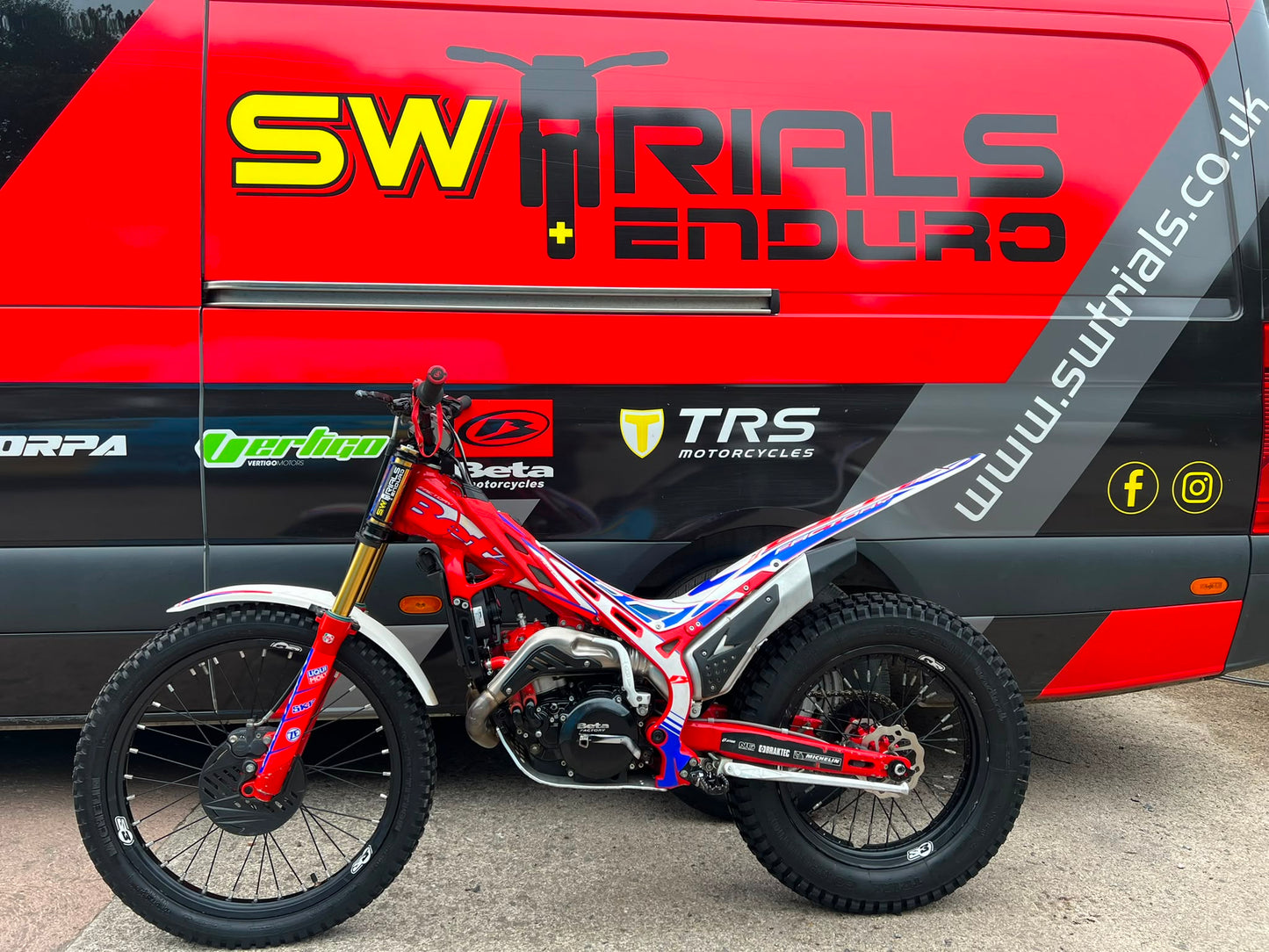 2023 Beta EVO Factory 2T 300cc Trials Bike