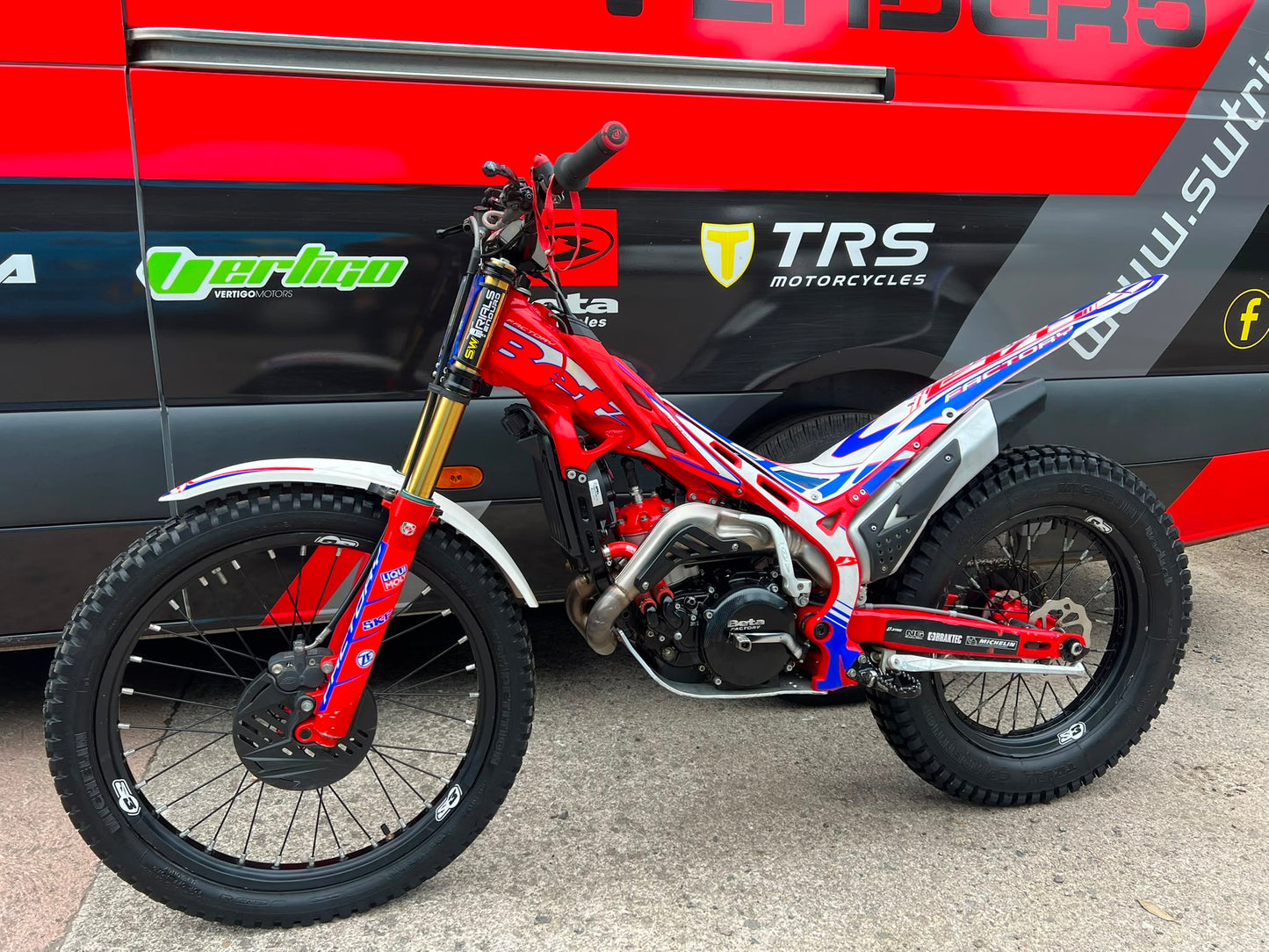 2023 Beta EVO Factory 2T 300cc Trials Bike