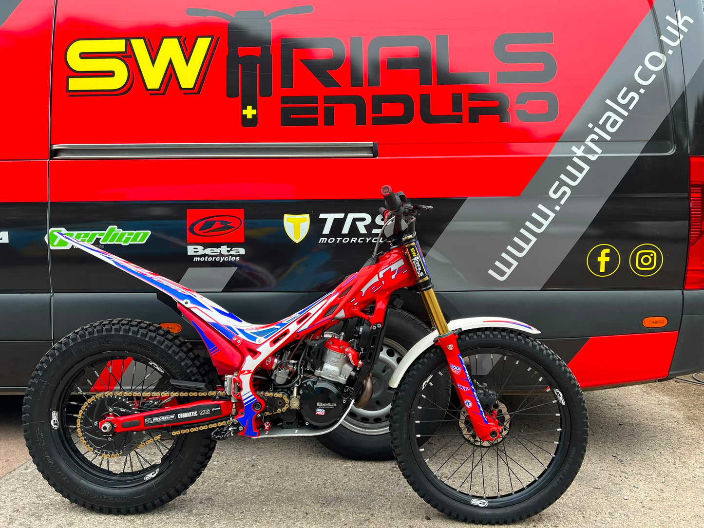 2023 Beta EVO Factory 2T 300cc Trials Bike