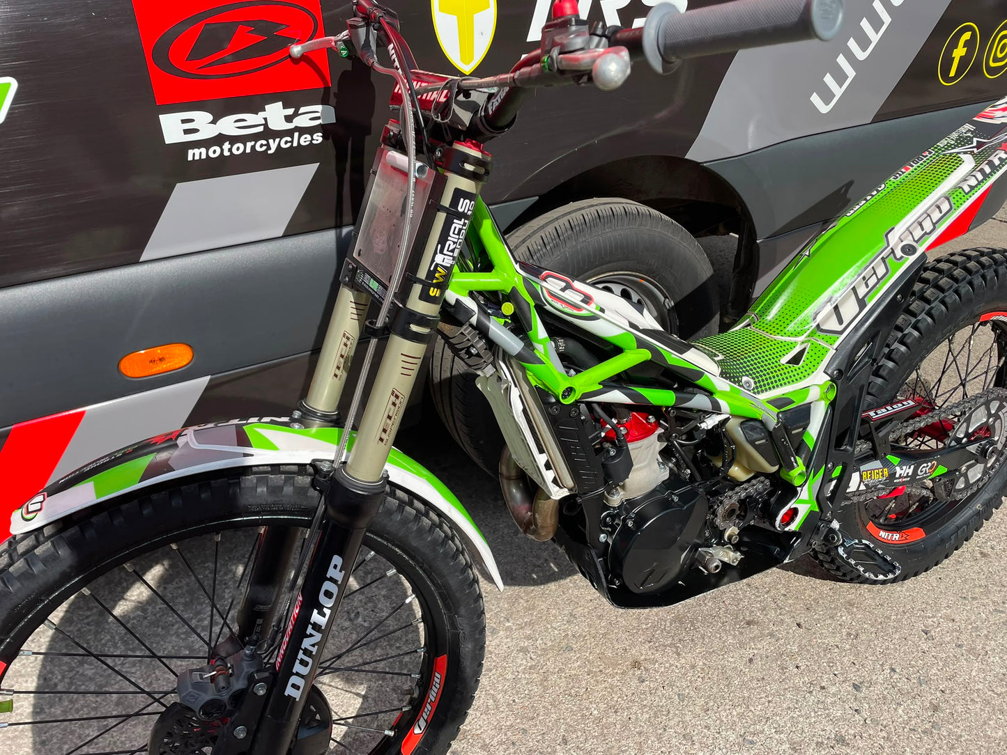 2022 Vertigo Nitro Works 200 225cc Trials Bike