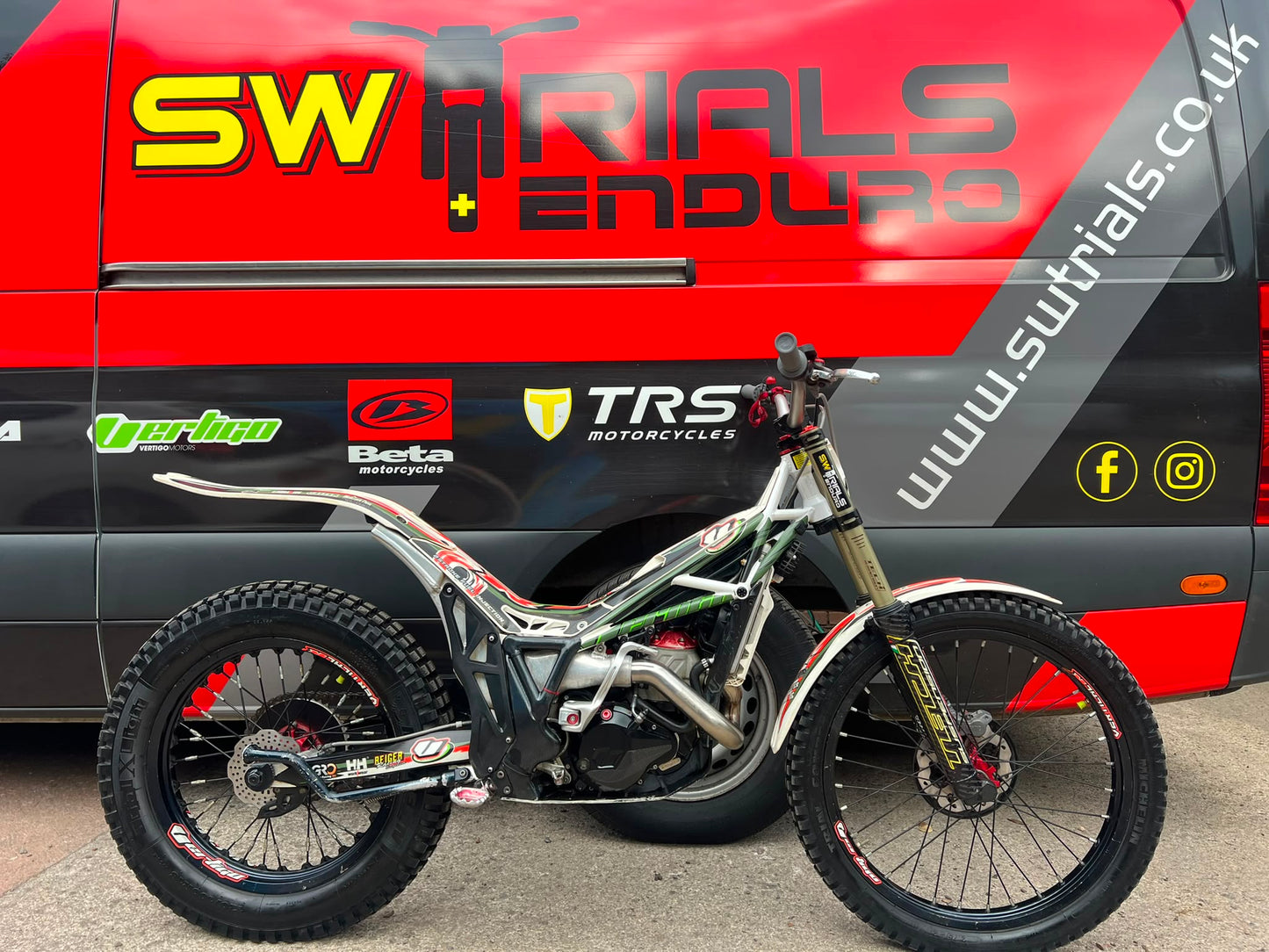 2021 Vertigo Vertical R3 250cc Trials Bike