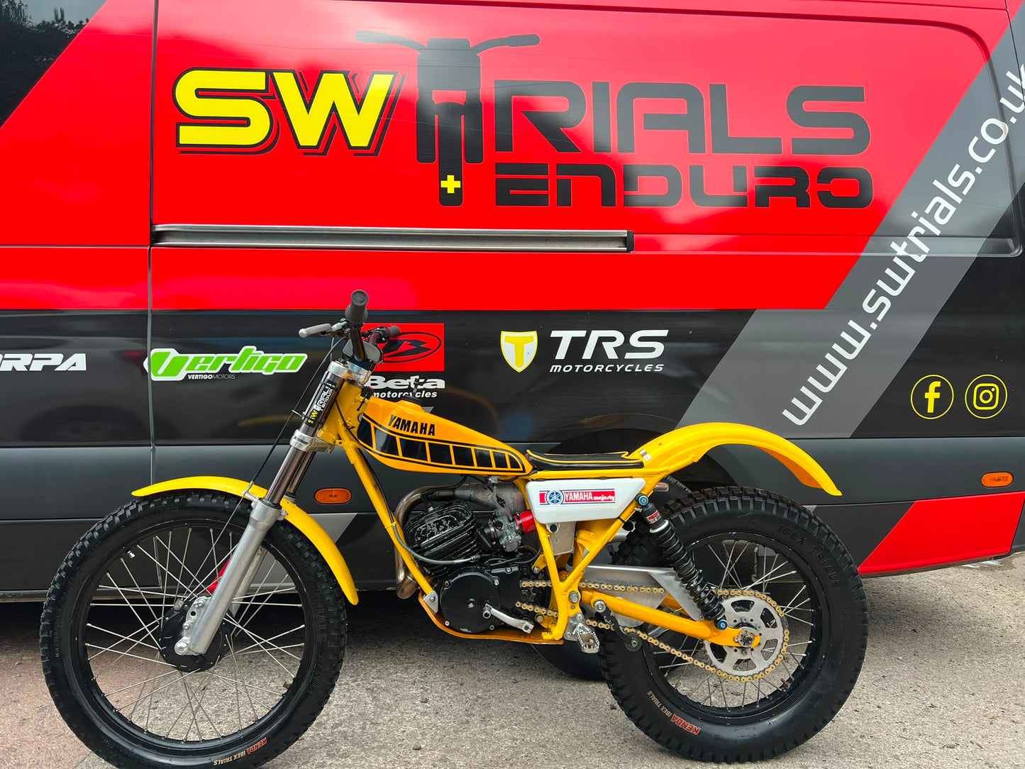 Yamaha TY175 Majesty Copy 175cc Classic Twinshock Trials Bike