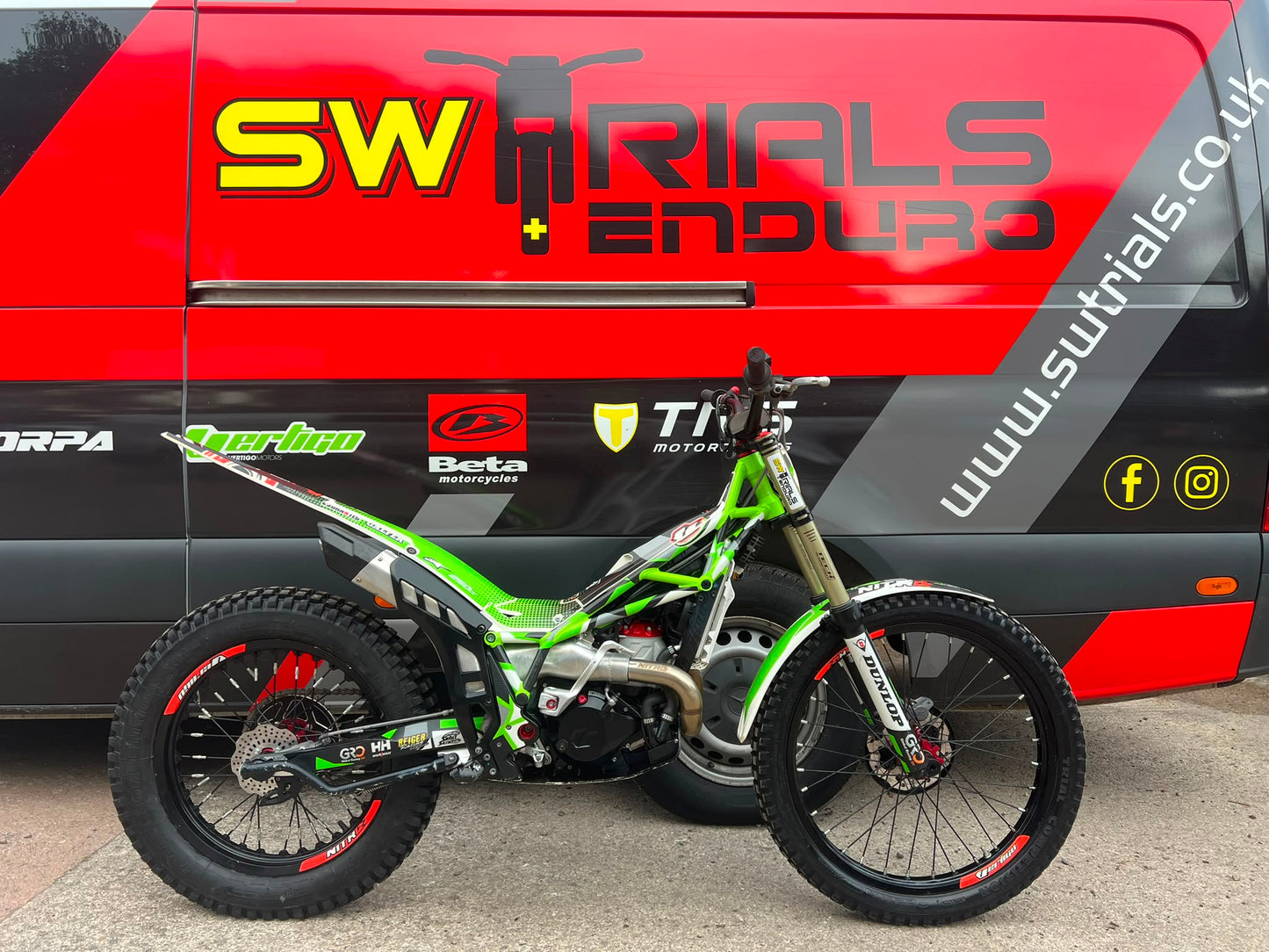 2022 Vertigo Nitro Works 250cc Trials Bike