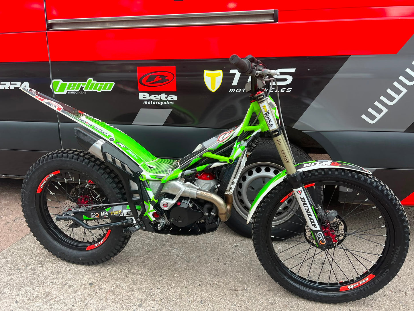2022 Vertigo Nitro Works 250cc Trials Bike