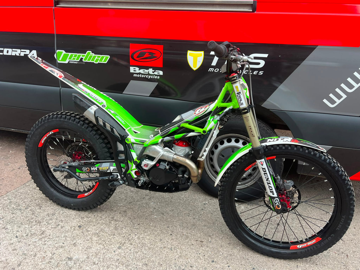 2022 Vertigo Nitro Works 250cc Trials Bike