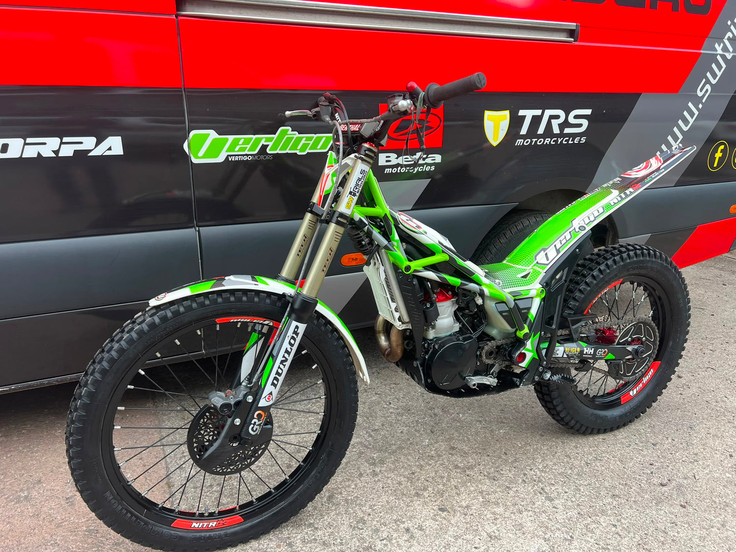 2022 Vertigo Nitro Works 250cc Trials Bike