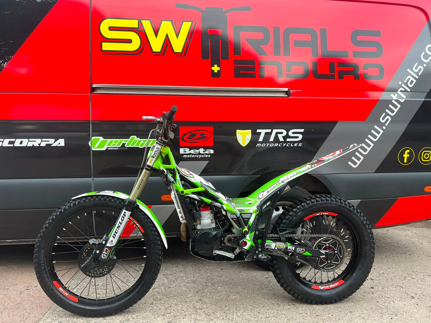 2022 Vertigo Nitro Works 250cc Trials Bike