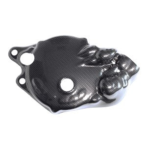 Apico Factory Racing Clutch & Waterpump Cover - GasGas TXT, Pro & Racing 2002 - 2016 | Carbon Look/Factory Black/Factory Red