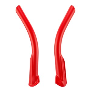 Apico Factory Racing Frame Guards - GasGas 2009 - 2010 | Carbon Look/Factory Black/Factory Red