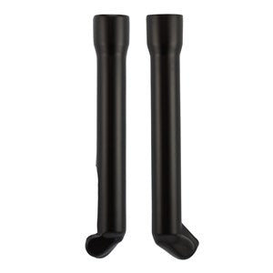 Apico Factory Racing Fork Guards - Lower - Showa 39mm - Montesa 315R 2000 - 2004, 4RT 2005 - 2013 & 4RT Repsol 2005 - 2022 | Factory Black